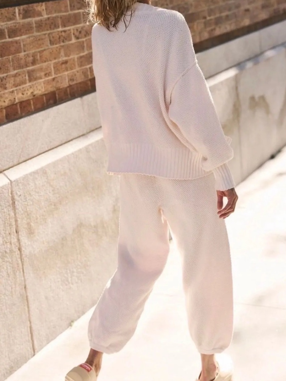 NWT Still in Bag Free People Hailee Cardi Set Sz L - Ivory- Retail $128 - Picture 2 of 3